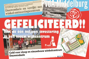 PvdA feliciteert Dauwendaele met investeringen in hun wijk